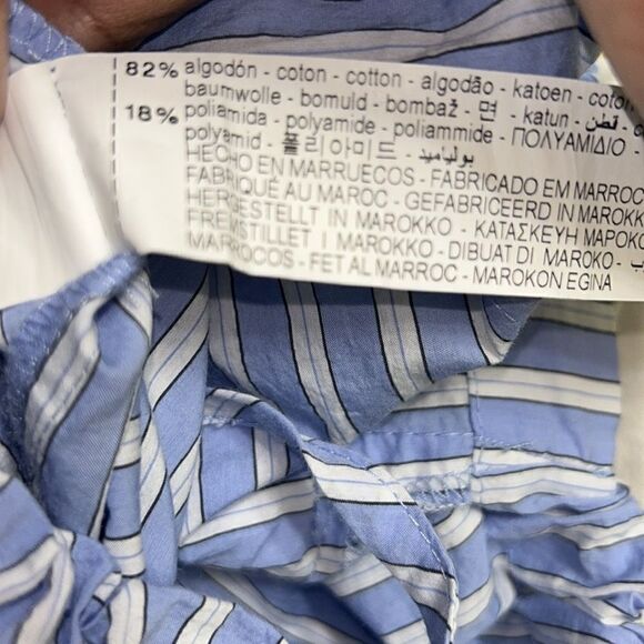 Zara Girls Stripe Blue & White Skirt(Size 9yrs) - Picture 5 of 7